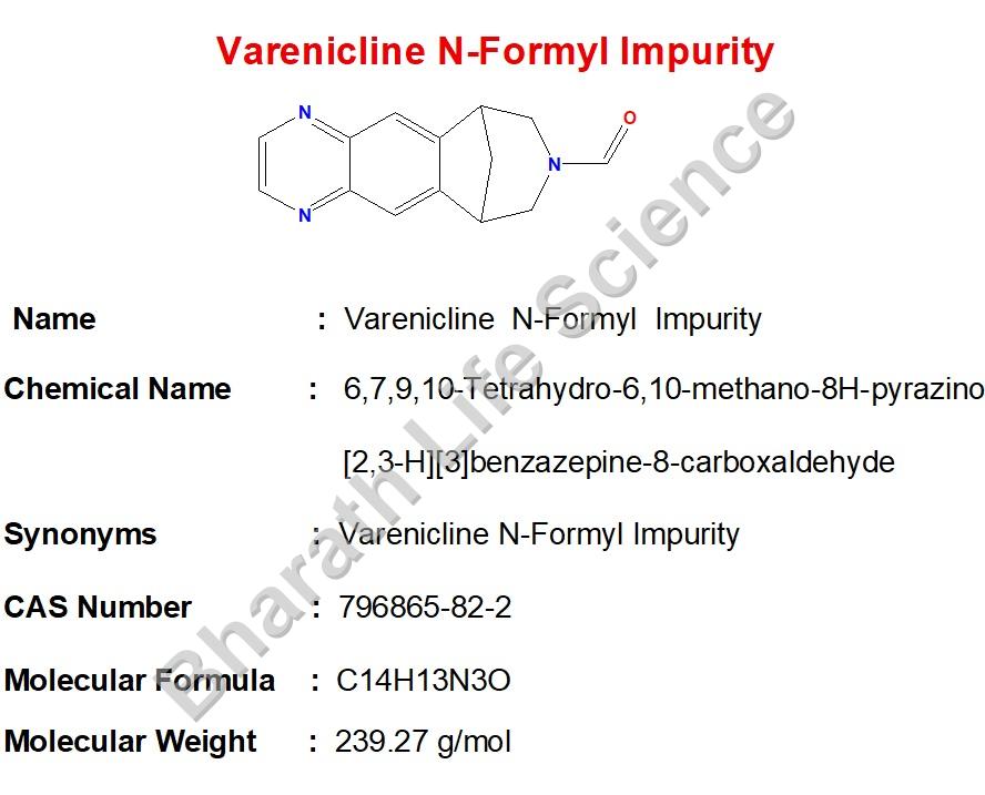 Varenicline  N-Formyl  Impurity